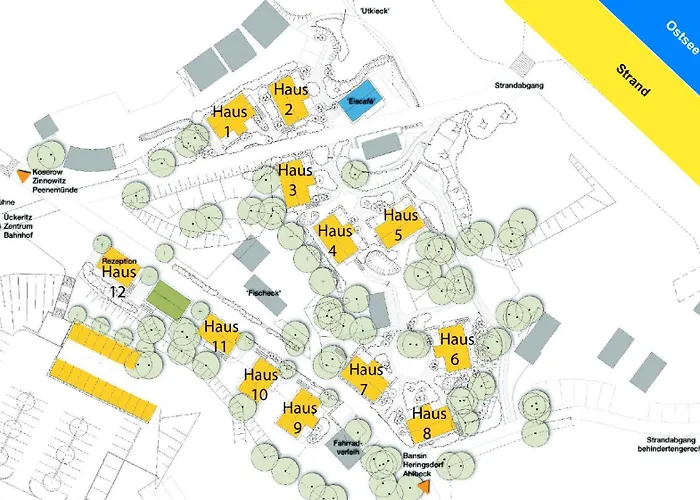 Duenenhaus Unserusedomde Ca40qm Mit Parkplatz Direkt Am 7i2 Apartman